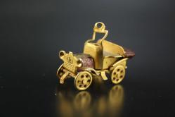 TÜRKİYEDE   TEK Vintage Fiat Araba Anahtarlığı, 1920'ler Fiat Anahtarlık, Pirinç   ANAHTARLIK SORUNSUZ KOLLEKSİYONLUK (YENİ RAF TENEKE KUTU