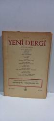 Yeni Dergi Sayı:72 (Şiirler-Melih Cevdet/Mor Külhani-Ece Ayhan/Şiirler-Ülkü Tamer/Teknoloji Görüngüsü/Ayzenştayn'ın Kurgu Anlayışı/Büyük Mal-Fethi Nac