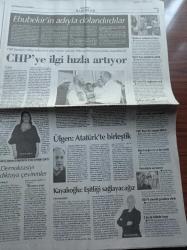 Cumhuriyet Gazetesi - 8 Haziran 2011 - Fenerbahçe Ülker Kaptanı Ömer Onan Aziz Yıldırım'a Sözümüz Var - Hopa'da OHAL - Beşşar Esad Meşruiyetini Kaybetti - Hasip Kaplan Başbakan Recep Tayyip Erdoğan Kenan Evren'e Gider Çay İçer - Taşımalı Mitinge Tepki  - İnancın Gücü Göbekli Tepe - Devlet Bahçeliden Anayasa Tepkisi