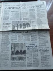 Cumhuriyet Gazetesi - 1 Ocak 2006 - Futbol Duayeni Halit Deringör - Galatasaray Zor Durumda - Ahmet Necdet Sezer'den Ders Gibi Mesaj- Güldal Mumcu Uğur Mumcu'nun Arkasına Sığınıyorlar - Yeni Yılda YTL Kullanılacak - Hükümet SPK'de Kadrolaşıyor - Ermeni Sorunu - ABD Genelkurmay Başkanı Peter Pace Geliyor
