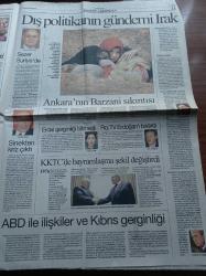 Cumhuriyet Gazetesi - 1 Ocak 2006 - Futbol Duayeni Halit Deringör - Galatasaray Zor Durumda - Ahmet Necdet Sezer'den Ders Gibi Mesaj- Güldal Mumcu Uğur Mumcu'nun Arkasına Sığınıyorlar - Yeni Yılda YTL Kullanılacak - Hükümet SPK'de Kadrolaşıyor - Ermeni Sorunu - ABD Genelkurmay Başkanı Peter Pace Geliyor