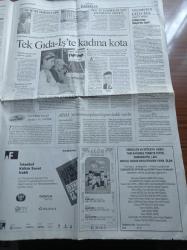 Cumhuriyet Gazetesi - 12 Nisan 2007 - Beşiktaş Fenerbahçe'yi Yendi - Türkiye'nin Uyarılarını Dikkate Almayan Mesut Barzani Söylemini Daha Da Sertleştirdi Kıyamet Tehdidi - ABD Barzani'ye Arka Çıkıyor - Gözler Yaşar Büyükanıt'ta - Anayasa Mahkemesi Yabancıya Satışa İptal - Asteğmen Sorguda Andıç'ta Gözaltı
