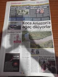 Cumhuriyet Gazetesi - 3 Kasım 2017 - Dustin Hoffman Da Taciz Çukurunda - Tarsus'ta Gizli Kazı Vatikan'ın Talimatı İddiası - Yine Kara Haber 8 Şehit - TEOG Kaldırıldı Yerine Kaos Geldi - Hava İş Yine Gündemde - Savcılık 10 Ekim Katliamının Müfettiş Raporunu Yazan Gazetecileri Hedef Aldı - Cadılar Bayramı Katliamı - Kemal Kılıçdaroğlu Teröre İnat Ortak Duruş