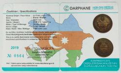 Azerbaycan Dışişleri Bakanlığı Hatıra Bronz Sertifikası..