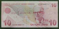(10) ON TÜRK LİRASI 9.EMİSYON 3.TERTİP ( C239 698111) ÇİL+++