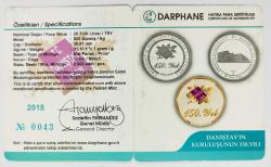 Danıştay Kuruluşunun 150. Yılı Hatıra Gümüş Sertifikası..