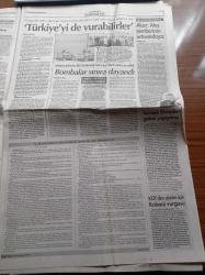 Cumhuriyet Gazetesi - 13 Ekim 2014 - Alp Yalman Aziz Yıldırım Sevdiğim Bir İnsan - Yargıda AKP'ye Bağlandı - Ahmet Davutoğlu 11 Eylül'den Sonra ABD'nin Uyguladığı Yaptırımları Örnek Alıyor - Barzani Hangi Koridordan Silah Yolladı - Recep Tayyip Erdoğan Kobani Eylemlerini Eleştirdi - Alevi Evleri İşaretlendi - Türkiye Radikal İslamcıyı Bıraktı