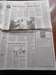 Cumhuriyet Gazetesi - 25 Nisan 2007 - Recep Tayyip Erdoğan Daha Önce Laik Sistemi Hedef Alan ve Eşi Türbanlı Olan Abdullah Gül'ü Köşk'e Çıkarma Kararı Aldı - Çankaya Ve Türban İkilemi - Hayrünnisa Gül - Yaşar Büyükanıt - Kutlu Doğum Karmaşası - Beşiktaş Fenerbahçe Derbisi - Zirve Yayıncılık Katliamı - Güler Sabancı