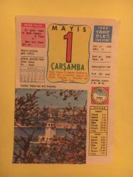 Efemera - TAKVİM YAPRAĞI - 1 mayıs 1985 - kitantik - kitaLog