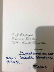HEDİYE KARTPOSTALI, ÇİFT YAPRAK, OSMANLI DÖNEMİ MİNYATÜR SANATI, TURUNCU ELBİSELİ KADIN, İÇİ YAZILI, RENKLİ, 12 X 17 CM EBADINDA - 1940'LAR, 1950'LER, 1960'LAR, 1970'LER 1980'LER