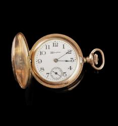 Antika - Antika köstekli Hampden Marka Altın Kaplama Cep Saati - kitantik - kitaLog