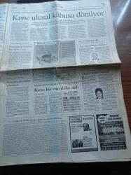 Cumhuriyet Gazetesi - 19 Haziran 2008 - Borsalar Çökebilir - Yargıtay'dan Türbana Ret - YÖK Başkanı Gerekirse İmam Hatipleri Kapatalım Dedi - Arapların Tarım Deposu - Kene Vakaları Artacak - İsrail Hamas'la Ateşkes İlan Etti