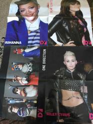 RIHANNA-DEMI LOVATO-MILEY CYRUS-ONE DIRECTION-LADY GAGA DEV POSTER