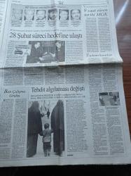 Cumhuriyet Gazetesi - 2 Mart 2007 - Efes Pilsen Direnemedi - Dilara Ali Dibo Kurbanı - Genelkurmay'dan Recep Tayyip Erdoğan'a Yaşar Büyükanıt'ın Sözleri Kişisel Değil TSK'nin Kurumsal Görüşüdür - TÜSİAD'dan Çağrı Seçim Uzlaşma İçinde Olmalı - Kenan Evren'in Eyalet Önerisine Tepki Yağıyor - Sağlık Çalışanları Eylemde - Rusya Peşine Düştü Fethullah Gülen'e İnceleme