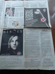 Cumhuriyet Gazetesi - 2 Mart 2007 - Efes Pilsen Direnemedi - Dilara Ali Dibo Kurbanı - Genelkurmay'dan Recep Tayyip Erdoğan'a Yaşar Büyükanıt'ın Sözleri Kişisel Değil TSK'nin Kurumsal Görüşüdür - TÜSİAD'dan Çağrı Seçim Uzlaşma İçinde Olmalı - Kenan Evren'in Eyalet Önerisine Tepki Yağıyor - Sağlık Çalışanları Eylemde - Rusya Peşine Düştü Fethullah Gülen'e İnceleme