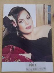 TÜRKAN ŞORAY'IN BÜYÜK BOY TIPKI BASIM FOTOĞRAFI - 24 x 17,5 cm EBADINDA - FOTOĞRAF KAĞIDINA BASKI