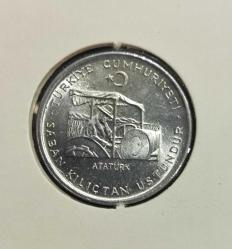 1975 Yılı 10 KURUŞ FAO ÇİL+++ ( SABAN KILIÇTAN ÜSTÜNDÜR )