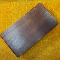 VINTAGE ÜZERİ PİRİNÇ İŞLEMELİ EL OYMA AHŞAP KUTU