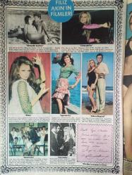 Pazar Haftalık Aktüalite Sinema Tiyatro Müzik ve Magazin Dergisi - 13 Eylül 1974 - Filiz Akın orta sayfa özel posterli,hayatı ,filmleri,4 özel sayfa haber fotoğraflı-Seher Şeniz - Bahar Erdeniz - Sevim Çağlayan - Mualla Omay - Meral Zeren - Fatoş Birsen - Neri Neril - Mine Soley - Romalı Perihan - Hüseyin Peyda - Fikret Hakan - Yalçın Gülhan - Fatma Belgen - Aytaç Arman - Hülya Tuğlu - Hakan Balamir - Beyza Başar - Menderes Utku - Hulusi  Kentmen - Meral Orhonsay - Öztürk Serengil - Aytaç Arman - Kenan Pars - Barış Manço - Hikmet Taşdemir - Ekrem Bora - Türkan Şoray - Altan Bozkurt - Safa Önal - Fatoş Birsen - Fatma Girik - Nebahat Çehre - Filiz Akın Posteri - Göksel Arsoy - Türker İnanoğlu - Kartal Tibet - Cihangir Gaffari - Ediz Hun - Hayati Hamzaoğlu - Orhan Aksoy - Yarı Yolda Kalanlar - Nükhet Duru - Senar Seven - Gönül Hancı - Ceyhan Cem - Hülya Koçyiğit - Oktar Durukan - Kaya Ererez - Osman F. Seden - Orhan Elmas - Güzin Gürlan - Haberleri ve fotoğrafları - Tam takım dergi