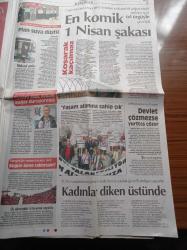Cumhuriyet Gazetesi - 1 Nisan 2013 - Freddie Mercury Ve Lady Diana'nın 30 Yıllık Sırrı - İşsizsin Sen İşsiz Kal - Başbakan Recep Tayyip Erdoğan'a Koruma Duvarı - CHP PM Üyesi Ercan Karakaş Eleştirmek Barış Karşıtlığı Değildir - Radyasyona Tel Örgülü Önlem - AKP Anketinde Öcalan Sıkıntısı - Polislere İşkence Suçlaması - Başbakan Recep Tayyip Erdoğan'dan İsmet İnönü'süz Mesaj - Fenerbahçe Yakın Takipte