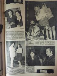 Pazar Haftalık Aktüalite Sinema Tiyatro Müzik ve Magazin Dergisi - 11 Ekim 1968 - Esen Püsküllü - Neval Püsküllü - Yücel Uçanoğlu - Ümit Utku - Hürrem Erman - Osman F. Seden - Işık Toraman - Memduh Ün - Murat Köseoğlu - Şahan Haki - Ayhan Işık - Yılmaz Duru - Sabahat Coşkun - Eşref Kolçak - Işık Toraman - Mehmet Arancı - Yücel Hekimoğlu - Burhan Tekinliğ - Türkan Şoray - Cüneyt Arkın - Münir Özkul - Zeki Müren - Belgin Doruk - Sezer Güvenirgil - Gülistan Güzey - Suna Pekuysal - Şaziye Moral - Vahi Öz - Suzan Avcı - Müfit Kiper - Necdet Yakın - Mualla Sürer - Necdet Tosun - Ali Şen - Bilge Olgaç - Fatma Girik - Engin Çağlar - Nihat Ziyalan - Funda Postacı - Suavi Süalp - Mete İnselel - Cengiz Tacer - Grazia Titti - Hülya Koçyiğit - Murat Soydan - Nuran Aksoy - Ferit Ceylan - Kartal Tibet - Tanju Gürsu fotoğraf ve haberi - Louis Philippe Makyaj Malzemeleri Reklamı - Yıldız Kıyafet Reklamı - Tam Takım