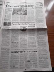 Cumhuriyet Gazetesi - 1 Ekim 2022 - Anadolu Efes Başantrenörü Ergin Ataman - Vladimir Putin Toprak Kazandı Düşman Yarattı - Altılı Masada Güç Gösterisi - AKP'nin Mersin Saldırısını CHP'ye Bağlaması 2015'i Anımsattı - Meral Akşener - Kemal Kılıçdaroğlu - Temel Karamollaoğlu - Helsinki NATO İçin Umutlu