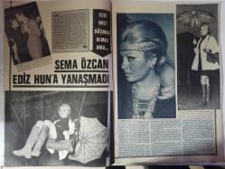 Pazar Haftalık Aktüalite Sinema Tiyatro Müzik ve Magazin Dergisi - 22 Kasım 1968 - Sema Özcan - Memduh Ün - Fatma Girik - Berkant - Durul Gence - Cüneyt Arkın - Lübnanlı Dilber Tarup - Ediz Hun - Nazan Şoray - Ekrem Bora - Türkan Şoray - Tugay Toksöz - Rüçhan Adlı - Mine Mutlu - Semra Yıldız - Yılmaz Güney - Selma Güneri - Sevinç Pekin - Tülin Elgin - Eşref Kolçak - Halit Refiğ - Hülya Koçyiğit - Ünsel Aybek - Sevinç Pekin - Meral Sayın - Ertem Göreç - Kuzey Vargın - Ajda Pekkan fotoğraf ve haberi - Durul'un Pabucu Dama Atıldı haberi - Türk Sinemasında Seks haberi - POP Çamaşır Tozu Reklamı - Tam Takım