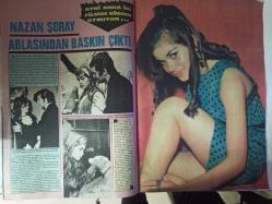 Pazar Haftalık Aktüalite Sinema Tiyatro Müzik ve Magazin Dergisi - 22 Kasım 1968 - Sema Özcan - Memduh Ün - Fatma Girik - Berkant - Durul Gence - Cüneyt Arkın - Lübnanlı Dilber Tarup - Ediz Hun - Nazan Şoray - Ekrem Bora - Türkan Şoray - Tugay Toksöz - Rüçhan Adlı - Mine Mutlu - Semra Yıldız - Yılmaz Güney - Selma Güneri - Sevinç Pekin - Tülin Elgin - Eşref Kolçak - Halit Refiğ - Hülya Koçyiğit - Ünsel Aybek - Sevinç Pekin - Meral Sayın - Ertem Göreç - Kuzey Vargın - Ajda Pekkan fotoğraf ve haberi - Durul'un Pabucu Dama Atıldı haberi - Türk Sinemasında Seks haberi - POP Çamaşır Tozu Reklamı - Tam Takım