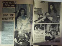 Pazar Haftalık Aktüalite Sinema Tiyatro Müzik ve Magazin Dergisi - 22 Kasım 1968 - Sema Özcan - Memduh Ün - Fatma Girik - Berkant - Durul Gence - Cüneyt Arkın - Lübnanlı Dilber Tarup - Ediz Hun - Nazan Şoray - Ekrem Bora - Türkan Şoray - Tugay Toksöz - Rüçhan Adlı - Mine Mutlu - Semra Yıldız - Yılmaz Güney - Selma Güneri - Sevinç Pekin - Tülin Elgin - Eşref Kolçak - Halit Refiğ - Hülya Koçyiğit - Ünsel Aybek - Sevinç Pekin - Meral Sayın - Ertem Göreç - Kuzey Vargın - Ajda Pekkan fotoğraf ve haberi - Durul'un Pabucu Dama Atıldı haberi - Türk Sinemasında Seks haberi - POP Çamaşır Tozu Reklamı - Tam Takım