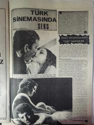 Pazar Haftalık Aktüalite Sinema Tiyatro Müzik ve Magazin Dergisi - 22 Kasım 1968 - Sema Özcan - Memduh Ün - Fatma Girik - Berkant - Durul Gence - Cüneyt Arkın - Lübnanlı Dilber Tarup - Ediz Hun - Nazan Şoray - Ekrem Bora - Türkan Şoray - Tugay Toksöz - Rüçhan Adlı - Mine Mutlu - Semra Yıldız - Yılmaz Güney - Selma Güneri - Sevinç Pekin - Tülin Elgin - Eşref Kolçak - Halit Refiğ - Hülya Koçyiğit - Ünsel Aybek - Sevinç Pekin - Meral Sayın - Ertem Göreç - Kuzey Vargın - Ajda Pekkan fotoğraf ve haberi - Durul'un Pabucu Dama Atıldı haberi - Türk Sinemasında Seks haberi - POP Çamaşır Tozu Reklamı - Tam Takım