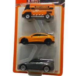 Matchbox 3 Lü Arabalar - MBX Electric Drivers - Ford - Tesla - Estar