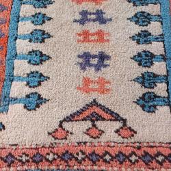 El Dokuma Yörük Halı ,6 m2 vintage