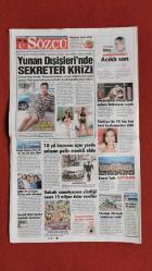 Sözcü Gazete 5 Nisan 2019 Yorgun Demokrat,Ekrem İmamoğlu,Turgay Özcan,Veli Ağbaba,Fatma Çolak,Yunus Emre,Meral Akşener,Fabri,Dursun Özbek,Ali Dürüst,Ali Koç,Ryan Donk,Shane Larkin,Buray,Hande Zeyrek,Meral Akşener,Ali İhsan Yavuz,Kaws Eseri 15 Milyon Dolara Satıldı