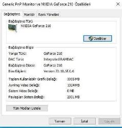 Asus Nvidia Geforce 210 1Gb DDR3 Ekran Kartı (İkinci El , Sorunsuz )