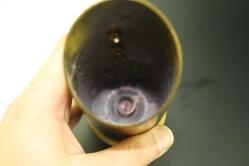 1943   2 DÜNYA SAVAŞI MERMİ KOVANINDAN YAPILMIS ALBAY KALEMLIK  BÖYLESİ YOK BAKMADAN GEÇME  DETAY RESİMLERDE VAR (ALİ KOLİSİ