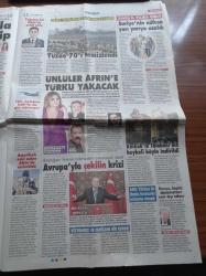 Sözcü Gazetesi - 16 Mart 2018 - Dünyanın En Mutlu Ülkesi Finlandiya - Fenerbahçe Galatasaray Derbisi - Saadet Partisi Lideri Temel Karamollaoğlu'ndan Hukuk Uyarısı Darbe Döneminde Hapse Girdik Yine De Hukuka Güven Vardı - Ünlüler Afrin İçin Türkü Hazırlıyor - Orhan Gencebay - Sibel Can - Yavuz Bingöl - Çiftlikbank Sahibi Mehmet Aydın Mehter'i Vermiş Parayı Götürmüş