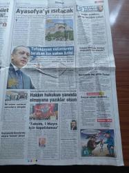 Sözcü Gazetesi - 16 Nisan 2014 - Herkes Onun Önünde El Pençe Divan Durmalı Recep Tayyip Erdoğan Milleti İşte Böyle Görmek İstiyor - Devlet Bahçeli Reza Zarrab'a Yine Şarlatan Dedi - Balyoz Tutsaklarından Şapkalı Mesaj İsyanın Kod Adı TD 134 - Eski Vekile Pusu Eşi Ve Kızı Öldü
