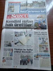 Sözcü Gazetesi - 3 Mart 2014 - Trabzon Avrupa'ya Veda Etti - Bilal Erdoğan Fatih Saraç'la Konuşuyor - Duyanı İsyan Ettiren Yeni Konuşma Kayıtları Çıktı - Bilal Erdoğan Babasının Danışmanı İle Konuşuyor 160 Dönümlük Arazinin Başka Türlü Oluru Yok Mu - İranlı Reza Zarrab 17 Aralık'ta Rüşvet Vermekten Tutuklandı - Fenerbahçe'ye Operasyon Böyle Yapıldı - Recep Tayyip Erdoğan - Mehmet Ali Aydınlar - Türkiye'de Geçen Yıl 375 Bin Kişi Dinlenildi