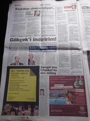 Sözcü Gazetesi - 8 Aralık 2013 - Adnan Şenses Yoğun Bakimda- Kürdistan Diyen Recep Tayyip Erdoğan'a Türkistan'lı Karşılama - Vatan Haini Diyen Recep Tayyip Erdoğan'a Mehmet Baransu'dan Sert Tepki - Soner Yalçın Dinci Liberal İttifakın 100 Yıllık İhaneti - Formadaki Yüce Atatürk Yazısına Ceza İsteyenlere Soruyoruz Rabia İşareti Suç Değil Mi