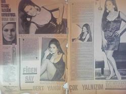 Pazar Haftalık Aktüalite Sinema Tiyatro Müzik ve Magazin Dergisi  - 20 Eylül 1968 - Sevda Ferdağ - Figen Say - Selçuk Ural - Serpil Gül - Filiz Akın - Ediz Hun - Mine Mutlu - Süleyman Turan - Feridun Karakaya - Nubar Terziyan - Hulusi Kentmen - Mürüvvet Sim - Cengiz Tacer - Osman F. Seden - Fatma Girik - Anne Marie - Yılmaz Duru - Nilüfer Aydan - Mukaddes Canbula - Sabahat Duru - Aysel Tanju - Yavuz Figenli - Eşref Kolçak - Zeynep Aksu - Yıldırım Gencer - Can Ünal fotoğraf ve haberi - Tokalon Krem Reklamı - Pond's Yüz Kremi - Galeri Çeyiz Reklamı - Tam Takım Dergi