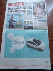 Sözcü Gazetesi - 28 Mayıs 2014 - Türkiye'nin En Güzel Kızı Amine Gülşe - Şike Davası - Sivasspor Başkanı Mecnun Odyakmaz - Sabaha Gazetesinin Vergi Fiyaskosu - PKK Yol Kesiyor Mehmetçik Seyrediyor - Reza Zarrab'ın Altınları Nerede - Kemal Kılıçdaroğlu Başbakan 3 Gün Sussa Huzur Olur - 47 Gezici'ye Yakalama Kararı Çıktı - THY'ye Somali'de Kanlı Saldırı