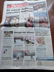 Sözcü Gazetesi - 22 Ocak 2013 - Bir Rüya Gerçek Oldu Wesley Sneijder Galatasaray'da - Belhanda Fenerbahçe'ye Yakın - Balyoz Hakimini İşte Bu Sözlerle Tehdit Etmişler Paşaları Tahliye Edersen Seni Vuracaklar - Patriotları Protesto Edenleri Yerlerde Sürüklediler - Devlet Bir Kadını Daha Koruyamadı - Teröristbaşıyla Pazarlıklar Sır Gibi Saklanıyor - Bekir Bozdağ - Atama Yoksa Recep Tayyip Erdoğan'a Oy Da Yok