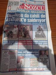Sözcü Gazetesi - 14 Kasım 2018 - Fenerbahçe'de Bir Devir Kapanabilir Volkan Demirel Yolun Sonunda - Provakatörler İşbaşında - Lady Gaga - Okumuşu Da Cahili De İşbaşında - Diyanet İşleri Başkanı Ali Erbaş Kadir Mısıroğlu'nu Ziyarete Gitti - Atatürk Heykeline Saldırı - İmam AKP'den Adaylığını Cami Kürsüsünden Açıkladı - Dekan Atatürk Bin Yıllık Kıyafetimizi Değiştirdi