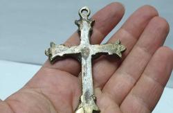 bronz hıristiyan haç İsa