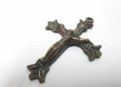 bronz hıristiyan haç İsa