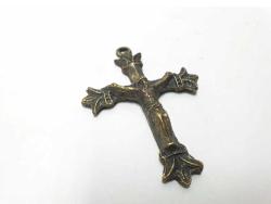 bronz hıristiyan haç İsa
