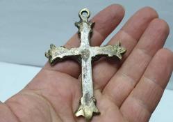 bronz hıristiyan haç İsa