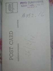 Foto Cumhuriyet,İstiklal caddesi no:20 Taksim İstanbul’da,şık elbiseyle çekilmiş kadın fotoğrafı-siyah beyaz-26 şubat 1942 yılına ait orijinal fotoğraf