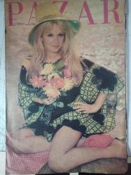 Pazar Haftalık Aktüalite Sinema Tiyatro Müzik ve Magazin Dergisi - 4 Ekim 1968 - Filiz Akın - Halit Şoray - Nazan Şoray - Meliha Sav - Yılmaz Duru - Sabahat Coşkun - Nilüfer Aydan - Feridun Çölgeçen - Cüneyt Arkın - Leon Sason - Zeynep Değirmencioğlu - Kartal Tibet - Feridun Çölgeçen - Şakir Eczacıbaşı - Hüseyin Hacıbaşıoğlu - Agah Özgüç - Giovanni Scognamillo - Peri Han - Mete Kalkavan - Maruf Bekdaş - Gönül Yazar - İlhan Engin - Nebahat Çehre - Tanju Korel - Meltem Mete - Can Sel - Hüseyin Zan - Fikret Hakan - Celile Toyon - Roudolph Valentino - Sara Stephan - Rana Cebbar fotoğraf ve haberi - Haftanın Ardından Haberi - Türk Sinemasında Seks Haberi - Yıldız Örgüleri Reklamı - Tokalon Yüz Kremi Reklamı - Tam Takım Dergi