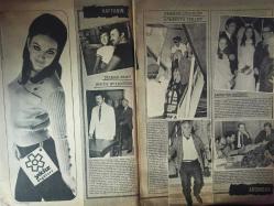 Pazar Haftalık Aktüalite Sinema Tiyatro Müzik ve Magazin Dergisi - 4 Ekim 1968 - Filiz Akın - Halit Şoray - Nazan Şoray - Meliha Sav - Yılmaz Duru - Sabahat Coşkun - Nilüfer Aydan - Feridun Çölgeçen - Cüneyt Arkın - Leon Sason - Zeynep Değirmencioğlu - Kartal Tibet - Feridun Çölgeçen - Şakir Eczacıbaşı - Hüseyin Hacıbaşıoğlu - Agah Özgüç - Giovanni Scognamillo - Peri Han - Mete Kalkavan - Maruf Bekdaş - Gönül Yazar - İlhan Engin - Nebahat Çehre - Tanju Korel - Meltem Mete - Can Sel - Hüseyin Zan - Fikret Hakan - Celile Toyon - Roudolph Valentino - Sara Stephan - Rana Cebbar fotoğraf ve haberi - Haftanın Ardından Haberi - Türk Sinemasında Seks Haberi - Yıldız Örgüleri Reklamı - Tokalon Yüz Kremi Reklamı - Tam Takım Dergi
